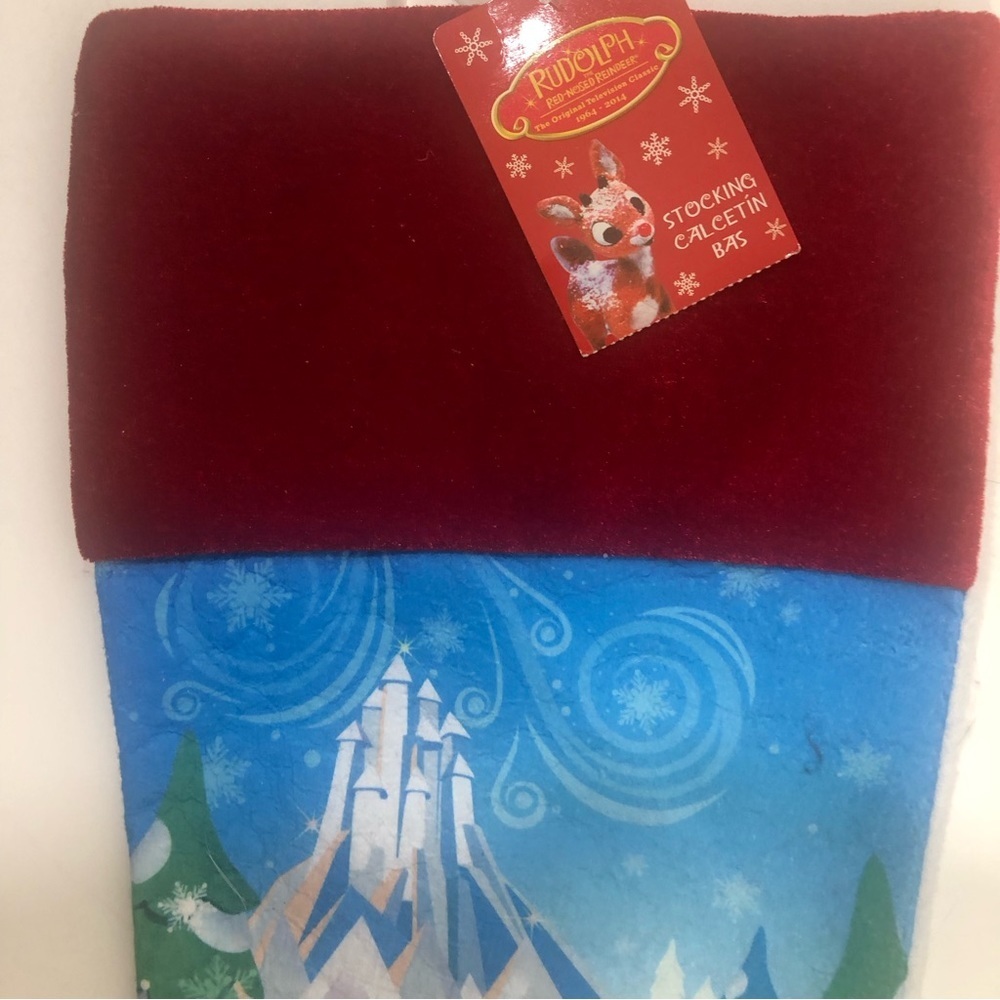 Rudolph The Red Nosed Reindeer Christmas Stocking - Picture 3 of 8